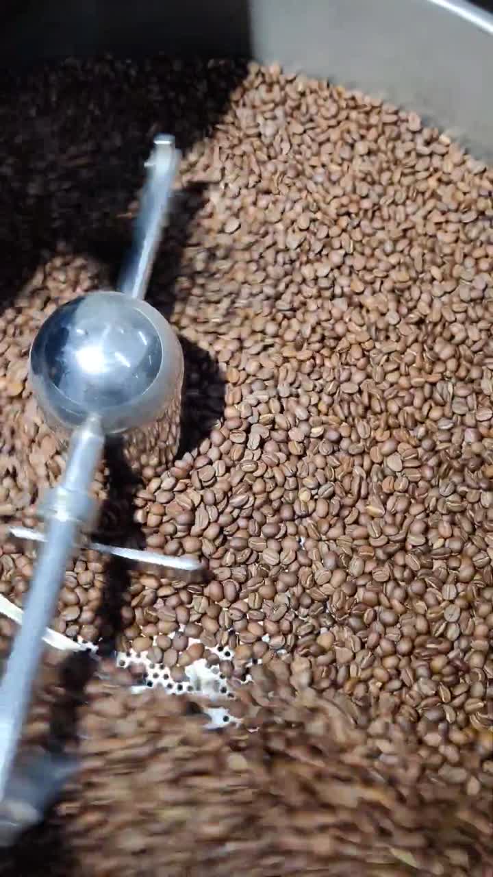 Roasting for the India Coffee Festival